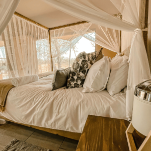 African Dream Tour Luxury Tent Main Bedroom